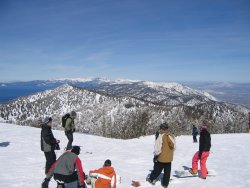 Snowboarding Heavenly