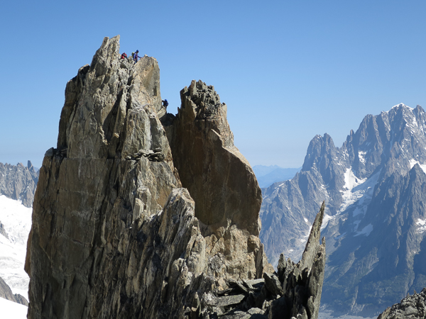 Climbers ahead (photo by Mark Houston)