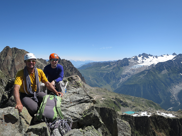 Along the top of the ridge. (photo by Mark Houston)